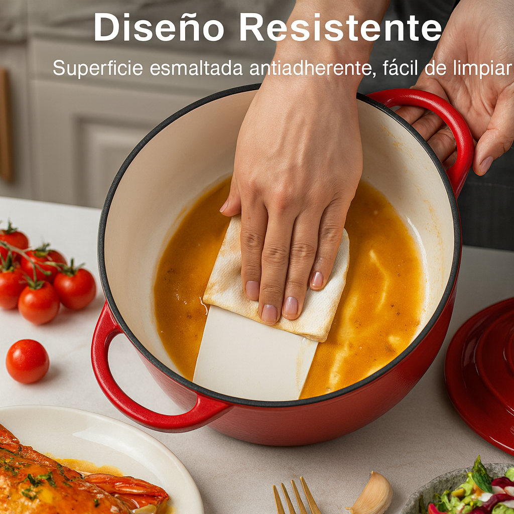 Olla de Hierro Fundido 5.2 Litros