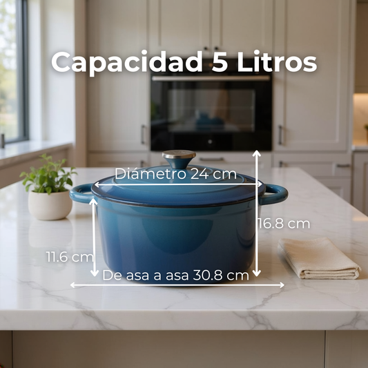 Olla de Hierro 5.2 Litros (24cm)