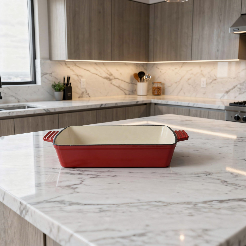 Bandeja Refractaria de Hierro 5 Litros (33x23x6.5cm)