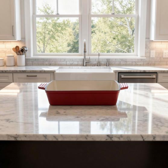 Bandeja Refractaria de Hierro 5 Litros (33x23x6.5cm)