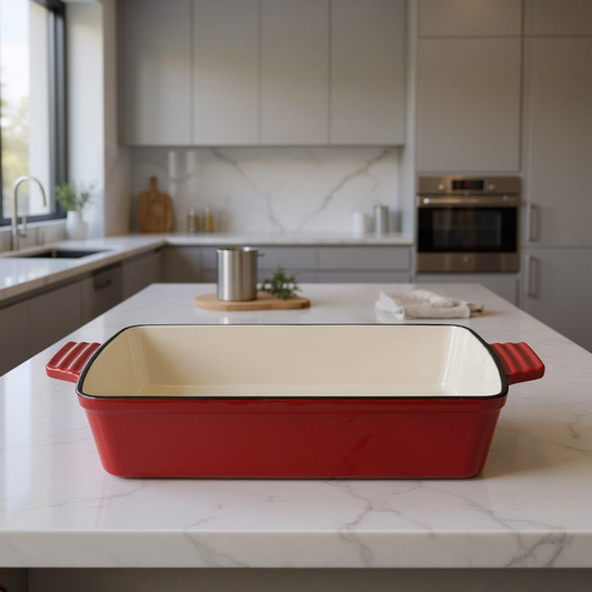 Bandeja Refractaria de Hierro 5 Litros (33x23x6.5cm)